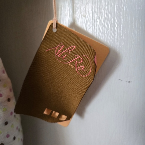 Neiman Marcus Side Cut Out Pastel Polka Dot Dress - NWT - Size 6 - Picture 4 of 4